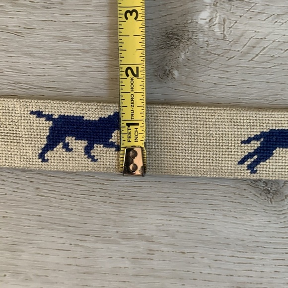 Stylish Tan and Blue Men's Belt - Picture 9 of 13